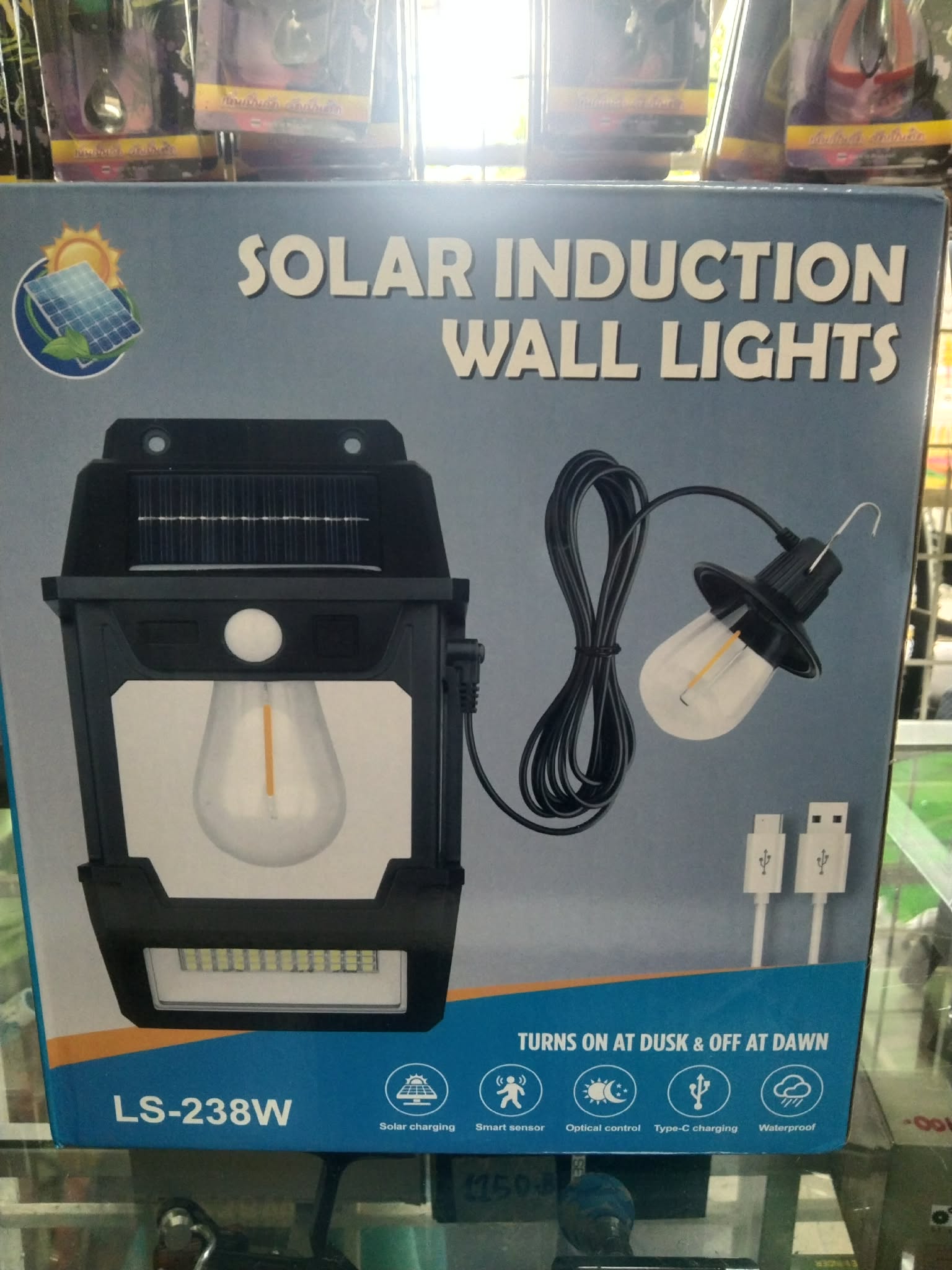 ไฟโซล่าเซลล์ ไฟสปอร์ตไลท์ LED โซล่าเซลล์สปอตไลท์ solar light LS-238w