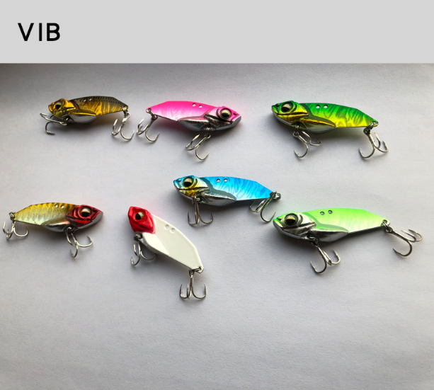 กระดี่ตกปลา เหยื่อตกปลา VIB ขนาด 5 กรัม 10 กรัม ออกแบบมาโดยเฉพาะสำหรับปลากะพงและปลาล่าเหยื่อ