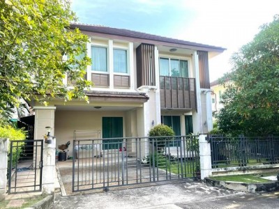 HR 10063  ให้เช่า - ขายบ้านเดี่ยว 2 ชั้น 68 ตรว หมู่บ้านเดอะเซนโทร อ่อนนุช-วงแหวน Centro Onnut-Wongwaen ใกล้ Paseo ลาดกระบัง ใกล้สุวรรณภูมิ