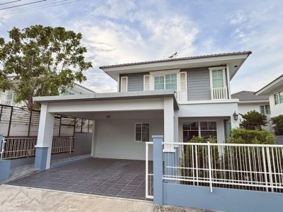 HR 10070  ให้เช่าบ้านเดี่ยว 2 ชั้น 50 ตรว. 3 ห้องนอน วิลลาจจิโอ ศรีนครินทร์ บางนา Villaggio Srinakarin Bangna ใกล้เมกะบางนา