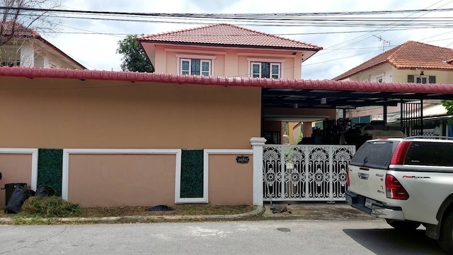 BH4148 ให้เช่าบ้านเดี่ยว K.C. Park Ville 3 หทัยราษฎร์ 34/1 บ้านพร้อมอยู่ ราคาพิเศษ ใกล้มีนบุรีและทางด่วน
