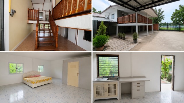 PZ1373-ขายบ้านสวนพร้อมเรือนไทยประยุกต์ 3 หลัง บนที่ดิน 1 ไร่ ใกล้กรุงเทพฯ ตำบลสามเมือง อำเภอลาดบัวหลวง จังหวัดพระนครศรีอยุธยา