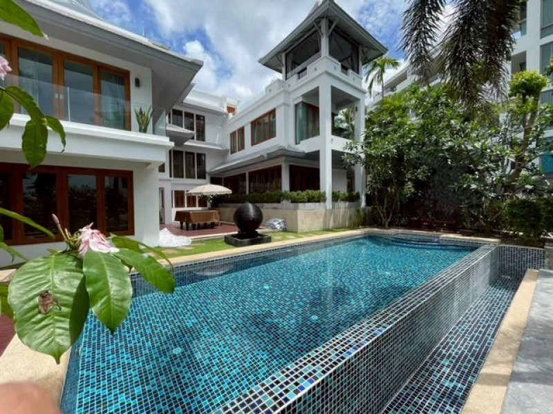 ขายบ้านหรูติดทะเล หาดวงศ์อมาตย์ พัทยา วิวสวย ติดปราสาทสัจธรรม TP-H2315