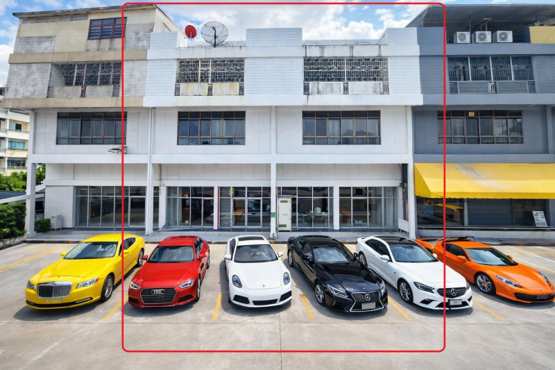 ใกล้พระราม9 ติดม.รามคำแหง 4 ชั้น 4 นอน 4 น้ำ 72ตร.วา. 1000ตร.ม. อินดอร์สเตเดียม หัวหมาก 600 ม. ให้เช่าอาคารพาณิชย์ 4 คูหา