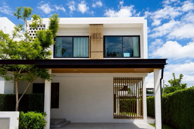 ให้เช่า 32,000 บาท/เดือน #โซนหางดง บ้านเดี่ยว 2 ชั้น สไตล์ #Modern #Japanese บ้านสวยบรรยากาศอบอุ่น #เฟอร์นิเจอร์และเครื่องใช้ไฟฟ้าครบ