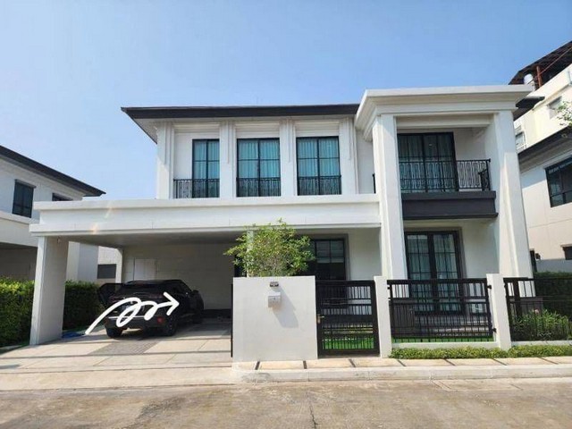 ให้เช่าบ้านเดี่ยว 2 ชั้น 63.20 ตรว. 4 ห้องนอน โครงการเศรษฐสิริ บางนา-สุวรรณภูมิ Private Zone ทิศใต้ ลมเย็นตลอดปี )