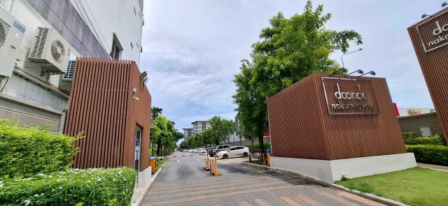 ดี คอนโด นครระยอง ขนาด  29.95 ตรม. แต่งครบ ติดถนนสุขุมวิท ใกล้ห้างแหลมทอง และแยก PMY เนินพระ อำเภอเมืองระยอง จังหวัดระยอง