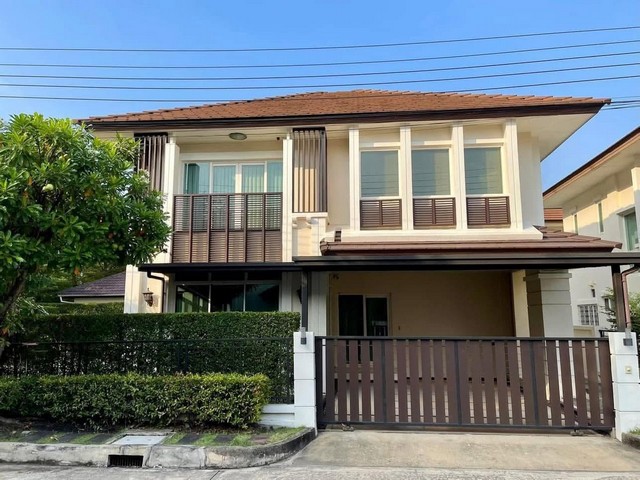 ขายบ้านเดี่ยว 2 ชั้น หลังมุม 77.60 ตรว. หมู่บ้านเดอะเซนโทร อ่อนนุช-วงแหวน Centro Onnut-Wongwaen ทำเลดี ติดถนนใหญ่ สุขุมวิท77