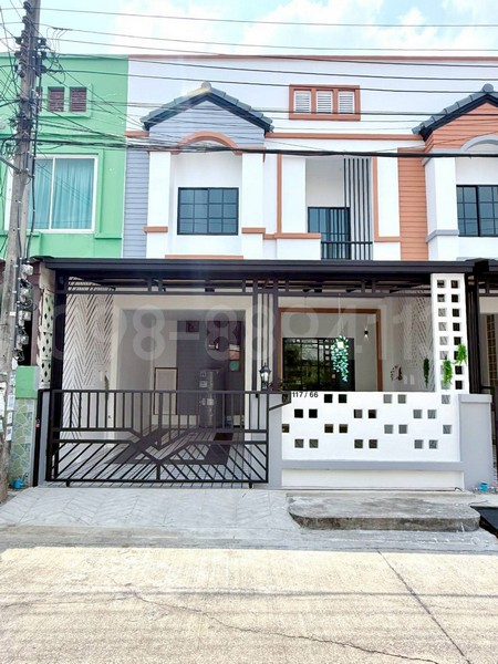 ขายทาวน์เฮ้าส์ 2 ชั้น มบ.ณัฐกานต์ ซ.สายไหม 64 เนื้อที่ 21 ตรว 4 ห้องนอน 2 ห้องน้ำ จอดรถได้ 1-2 คัน พร้อมของแถมในบ้าน