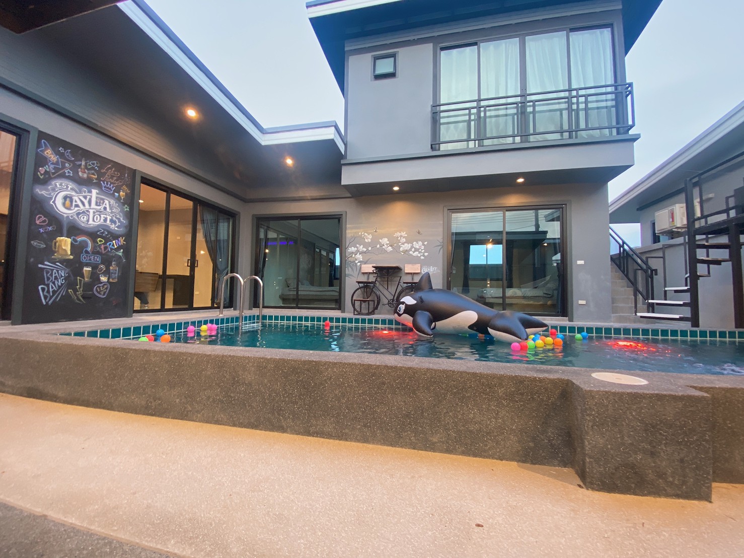 ขายบ้านพูลวิลล่า โครงการ Cayla @ Loft HuaHin Pool Villa. ทำเลดี อำเภอหัวหิน ประจวบคีรีขันธ์