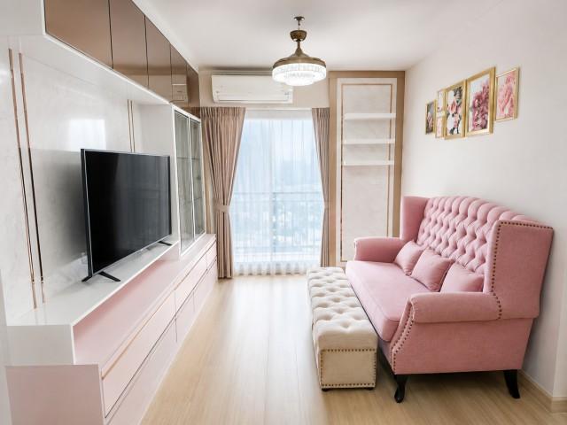 วิวเมืองสวย พร้อมเฟอร์ฯ65ตร.ม. ชั้น20 ห้องมุม .MRTรฟม. 600ม. คอนโด 2นอน Supalai Veranda Rama 9 2น้ำ