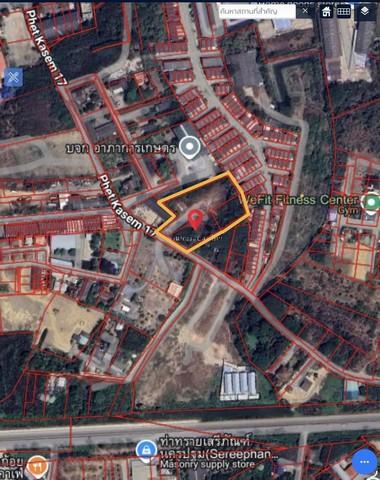ขายที่ดินใกล้เซ็นทรัลนครปฐม ซอยเพชรเกษม 17 อำเภอเมือง จังหวัดนครปฐม เนื้อที่ 3 ไร่ 2 งาน 90 ตารางวา