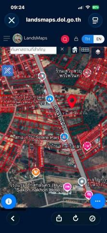 ขายที่ดินทำเลทอง ติดถนนบายพาส สกลนคร อำเภอเมือง จังหวัดสกลนคร เนื้อที่ 2 ไร่ 2 งาน 90 ตารางวา