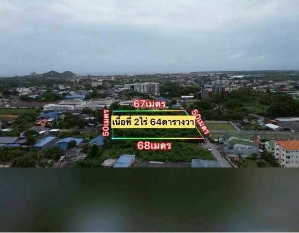 ขายที่ดินแปลงสวย ใกล้ทะเล โซนบางแสน ติดถนนบางแสนสาย 3 FP-L02382 