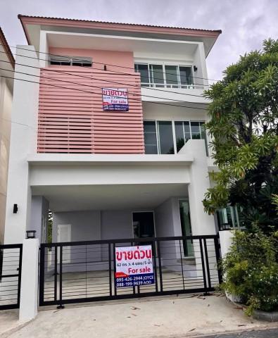 ราคาดีที่สุด ขายบ้านเดี่ยว The Ava resident  3 ชั้น ทำเลดี ติดถนนใหญ่ ติดอ่อนนุช 46