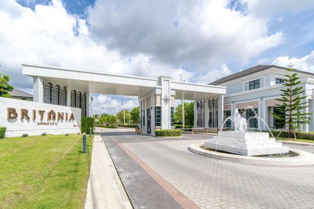 ให้เช่าบ้านเดี่ยว บริทาเนีย บางนา กม.12 (Britania Bangna Km.12) ซอยวัดหลวงพ่อโต 45,000/เดือน